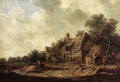 Goyen Jan van Peasant Huts with a Sweep Well A4 Photo Print