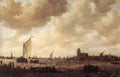 Goyen Jan van View of Dordrecht A4 Photo Print