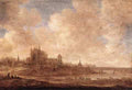 Goyen Jan van View of Leiden A4 Photo Print
