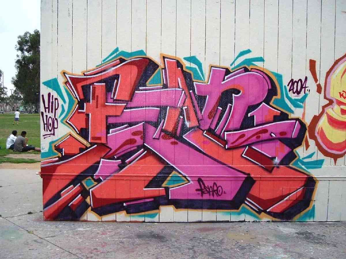Graffiti Murals Street Art 0001 Los Angeles aa 21 A4 Photo Print