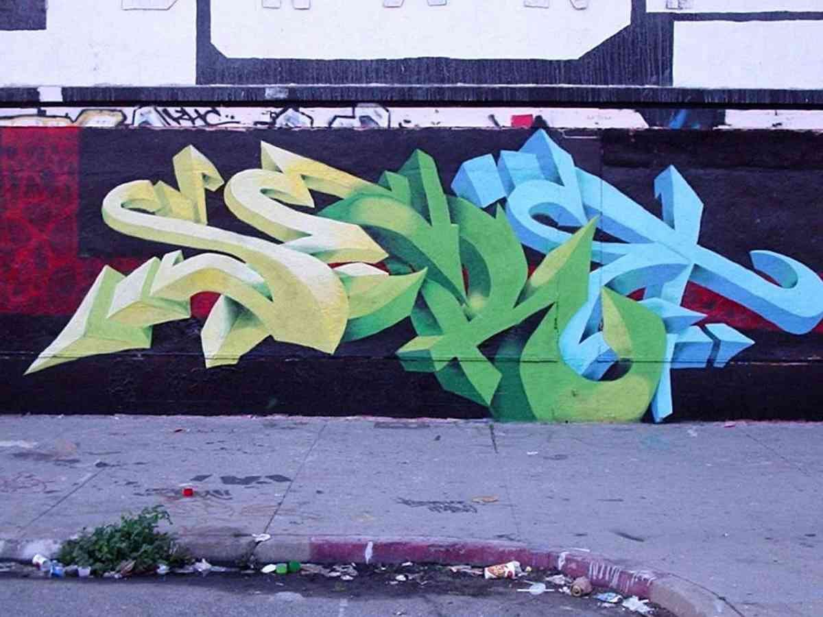 Graffiti Murals Street Art 0004 New York 2 A4 Photo Print