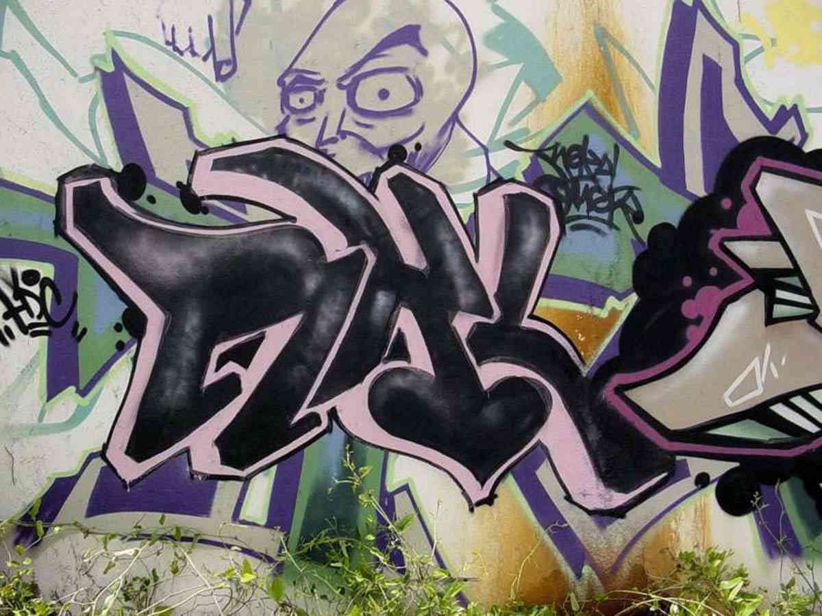 Graffiti Murals Street Art 0005 Miami 2 A4 Photo Print
