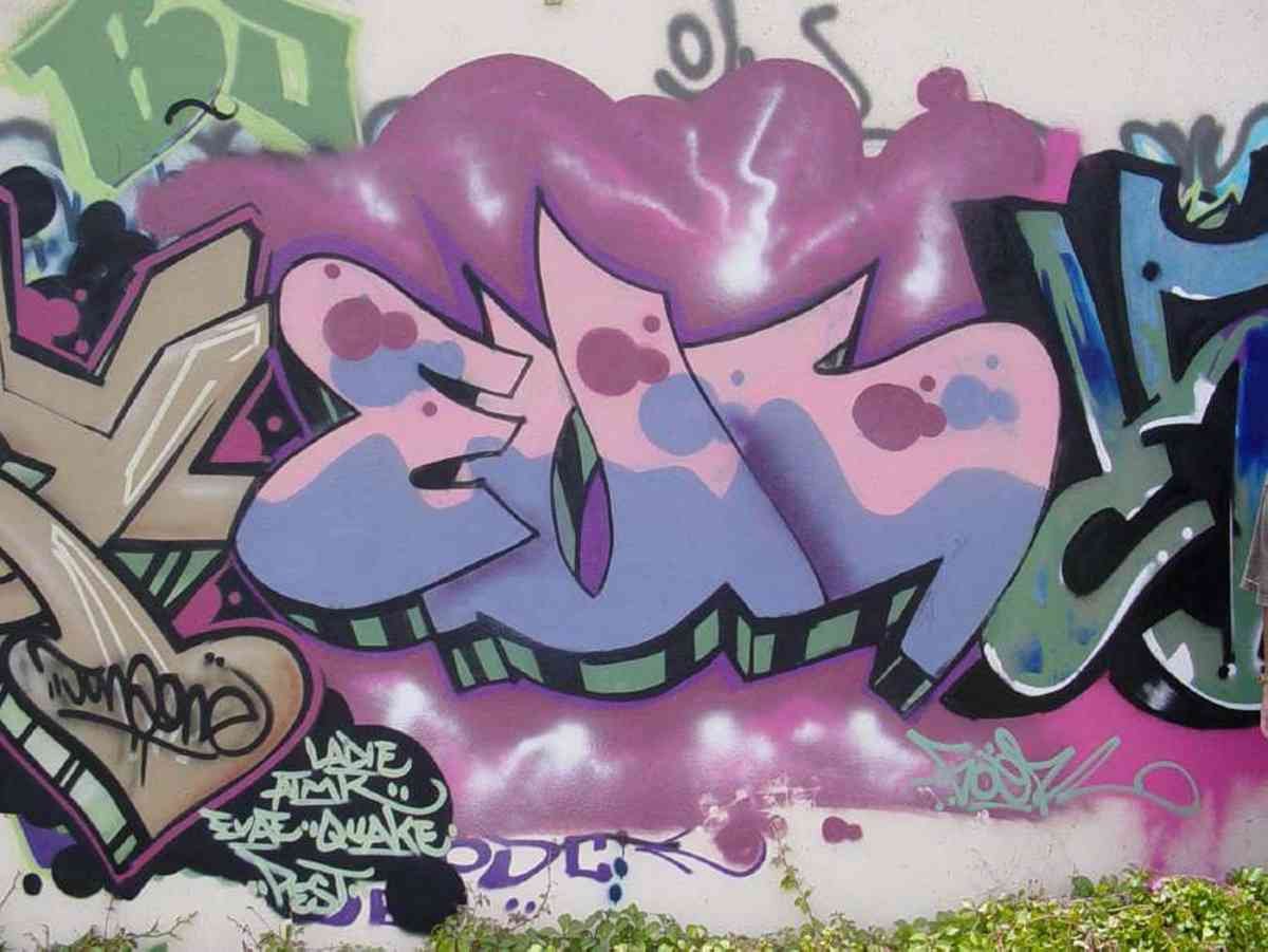 Graffiti Murals Street Art 0007 Miami 4 A4 Photo Print