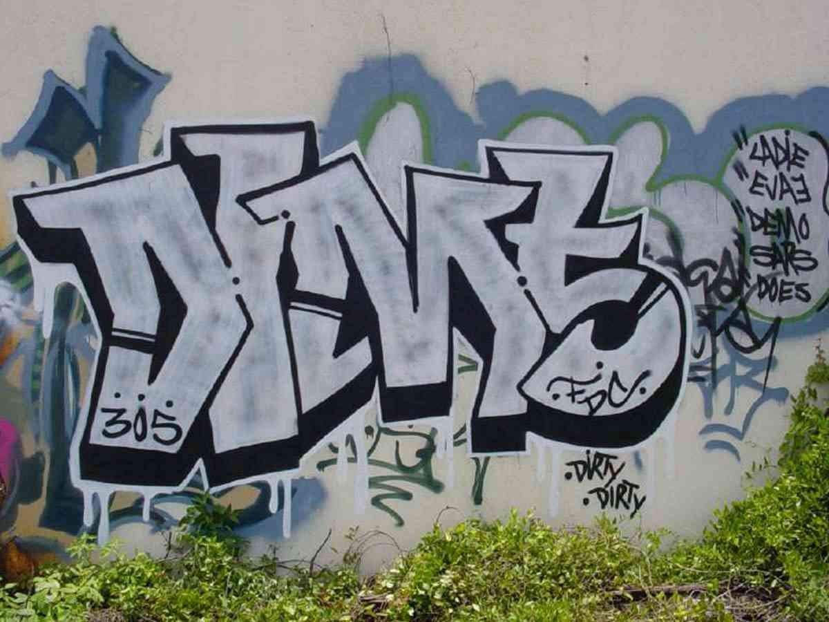 Graffiti Murals Street Art 0008 Miami 5 A4 Photo Print