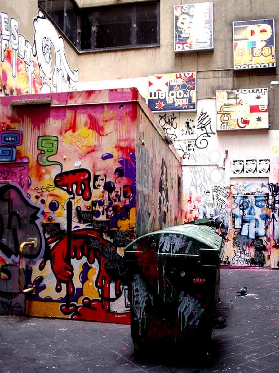 Graffiti Murals Street Art 001 1413 A4 Photo Print