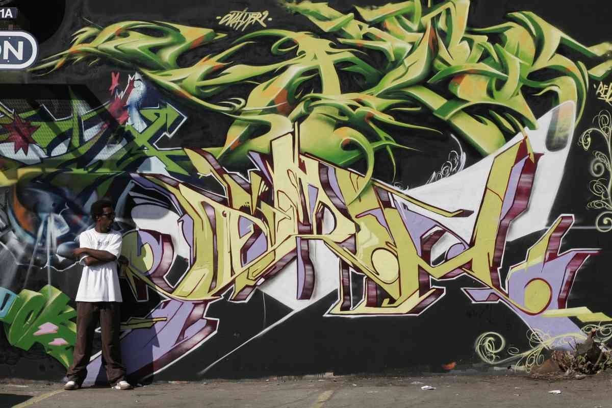 Graffiti Murals Street Art 0013  mg 7927 A4 Photo Print