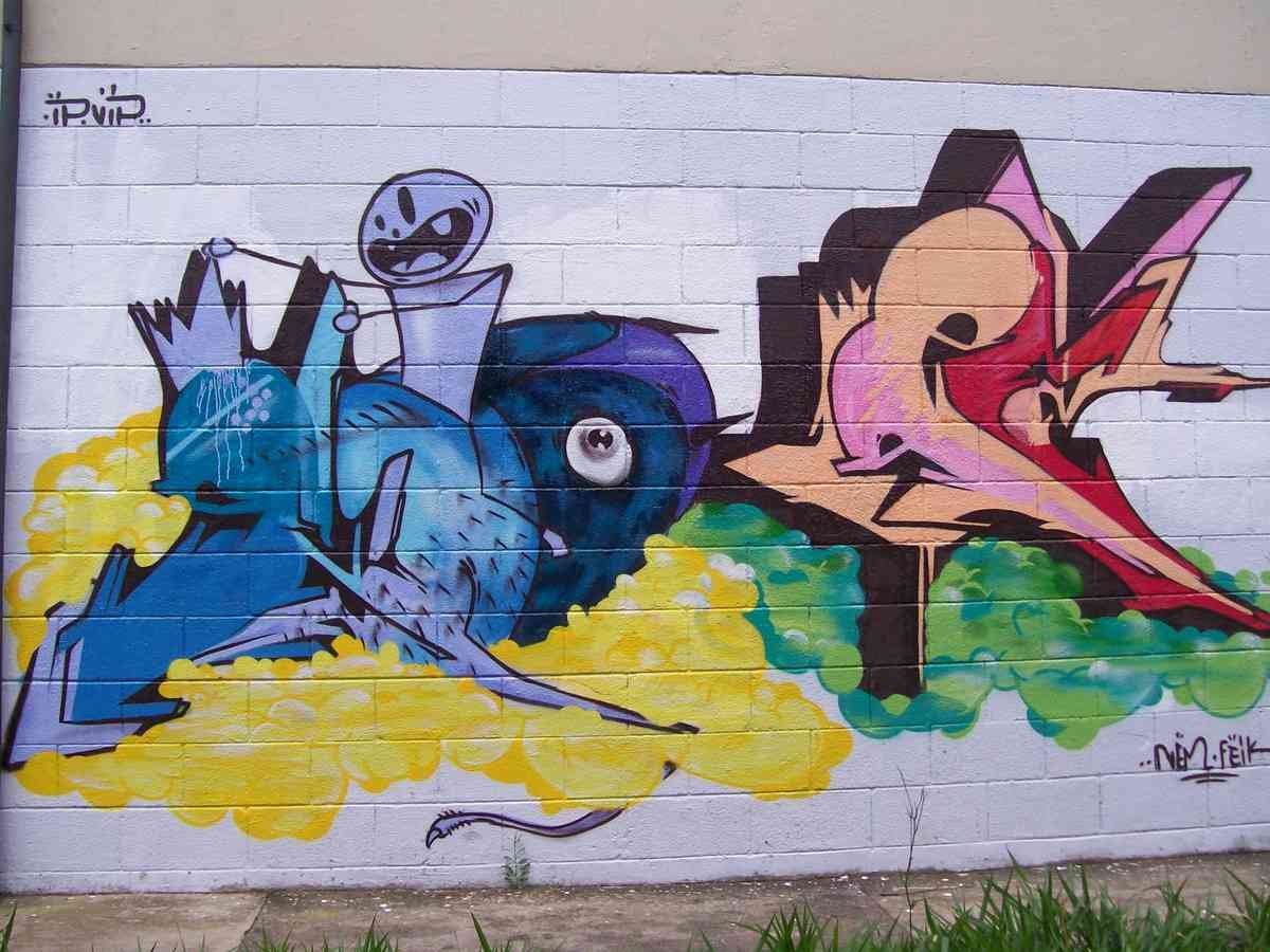 Graffiti Murals Street Art 0014 4090081580 b114bed30d o A4 Photo Print