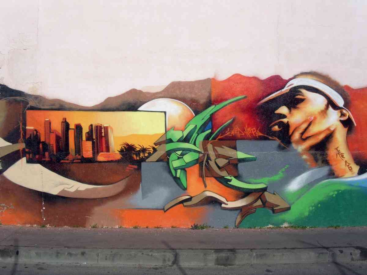 Graffiti Murals Street Art 0015 Artistic Graffiti 23513 A4 Photo Print