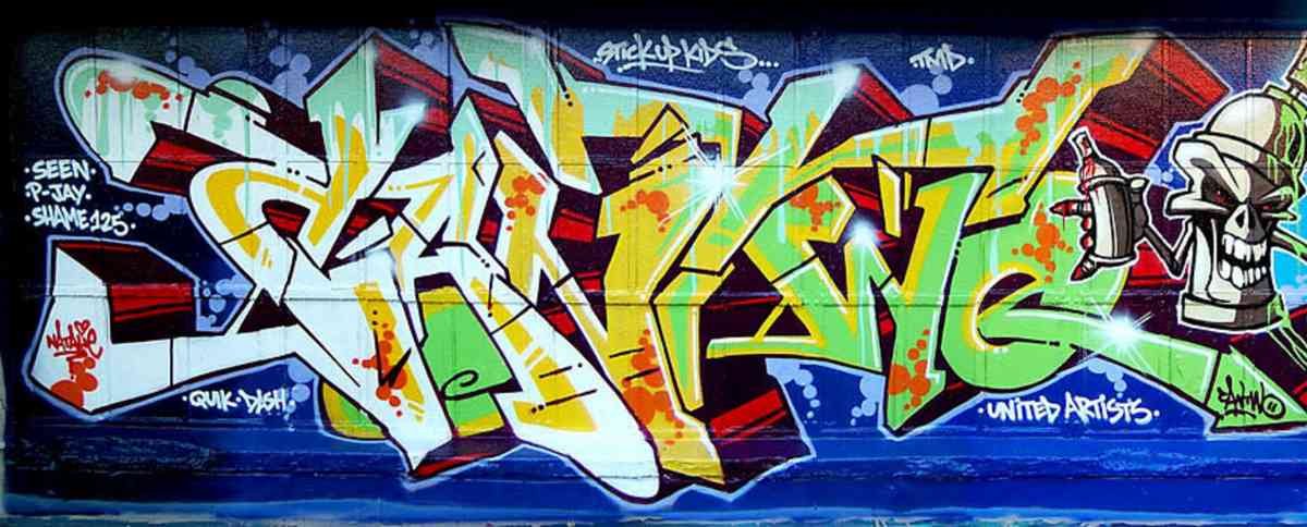 Graffiti Murals Street Art 0016 04 ny web A4 Photo Print