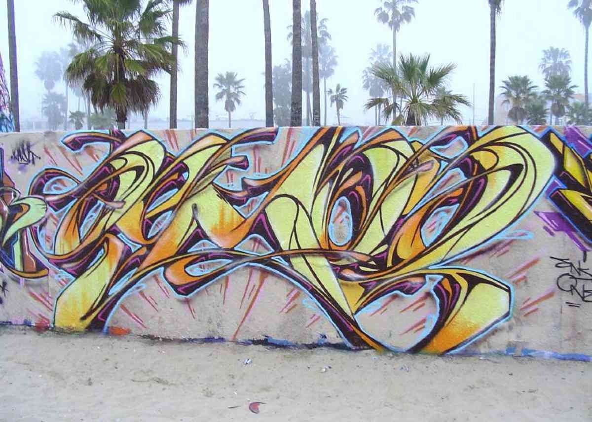 Graffiti Murals Street Art 0017 Los Angeles aa 17 A4 Photo Print