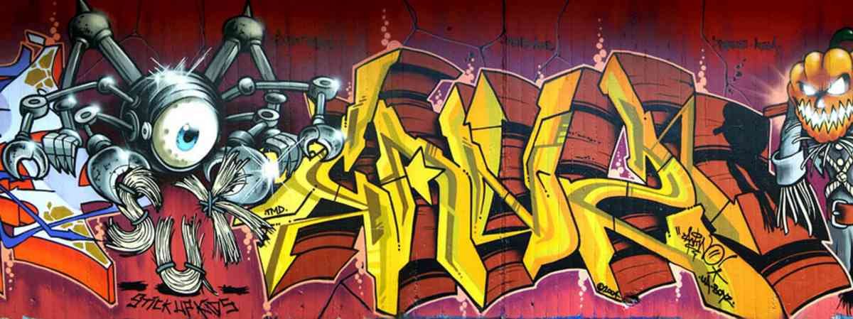 Graffiti Murals Street Art 0018 04 in web A4 Photo Print