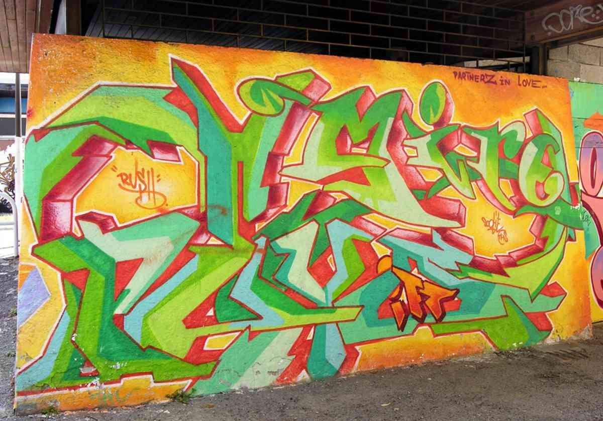 Graffiti Murals Street Art 0023 374590103 d92670c2ca o A4 Photo Print