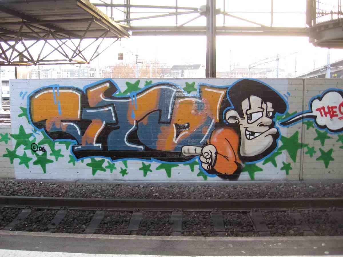 Graffiti Murals Street Art 0027 2237724500 1fe000804b o A4 Photo Print