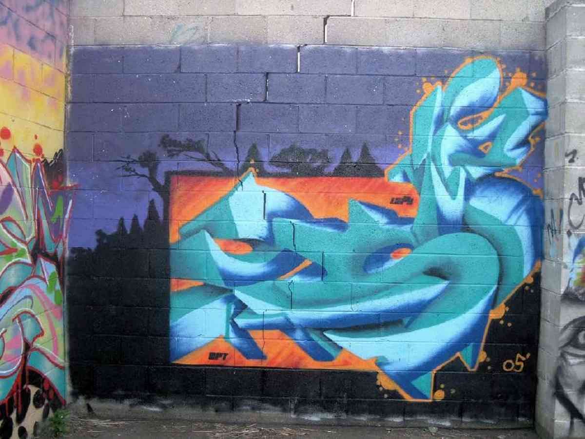Graffiti Murals Street Art 0054 NewJersey 2 A4 Photo Print