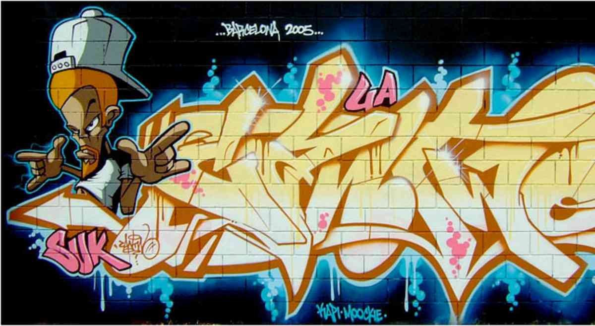 Graffiti Murals Street Art 0055 05 ba web A4 Photo Print