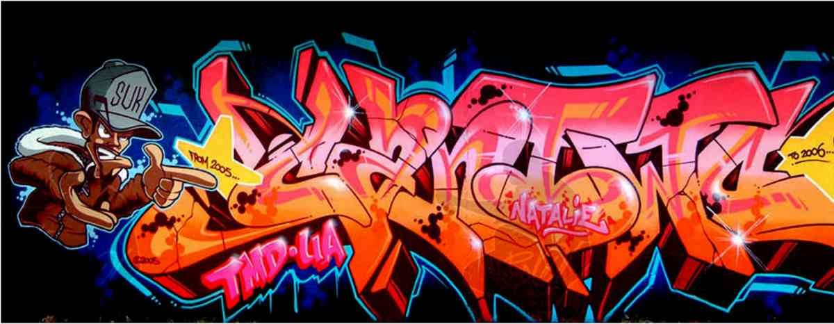 Graffiti Murals Street Art 0062 05 cantwo IN A4 Photo Print