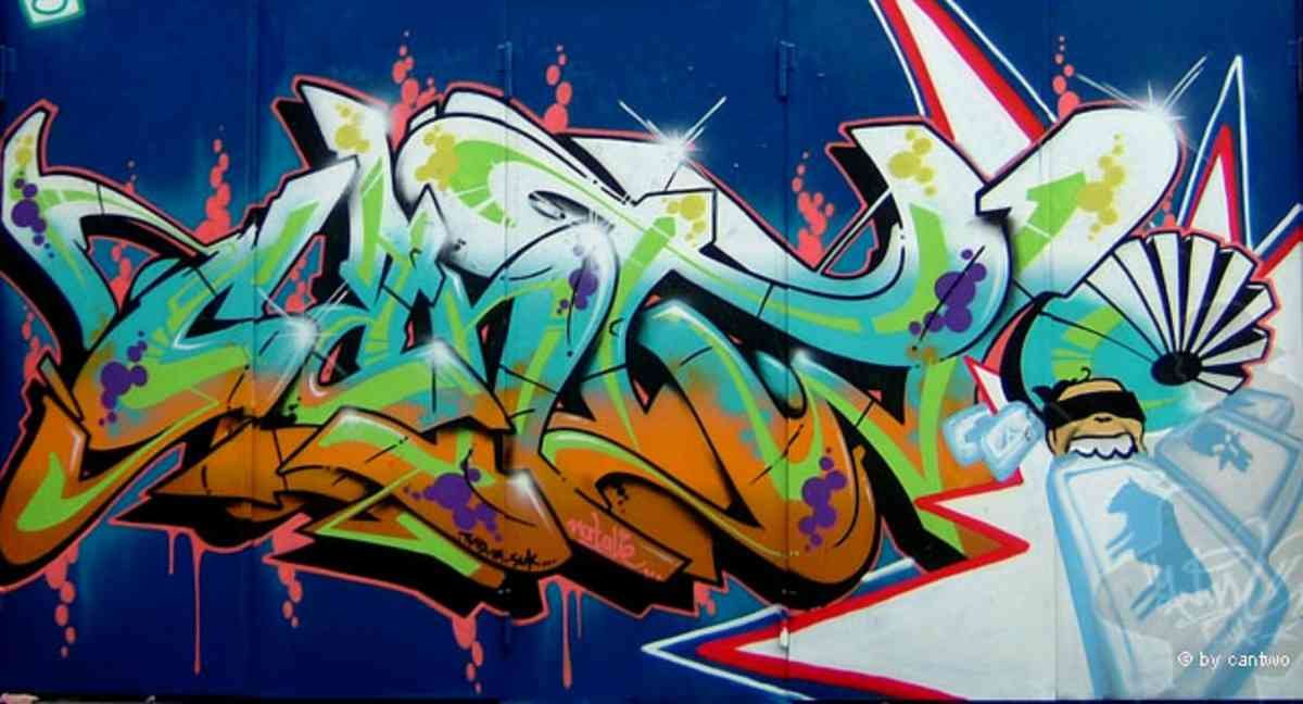 Graffiti Murals Street Art 0069 06 M web A4 Photo Print