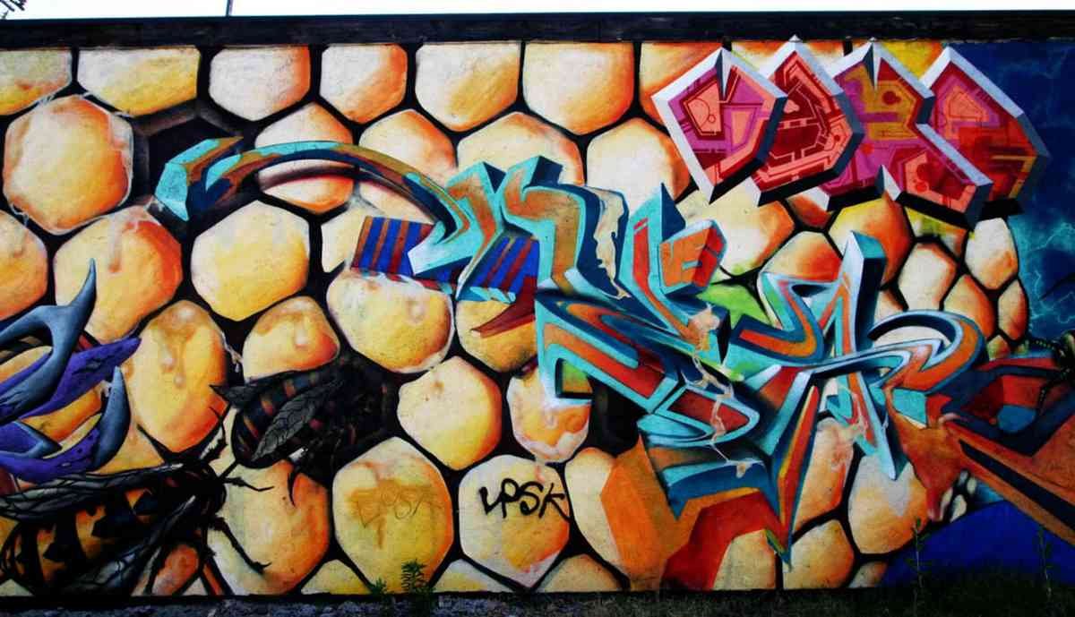 Graffiti Murals Street Art 0076 graffiti 2 A4 Photo Print