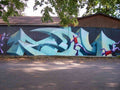 Graffiti Murals Street Art 0077 graffiti by bloodJanie A4 Photo Print
