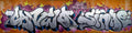 Graffiti Murals Street Art 0089 06 C2Sinae silver A4 Photo Print