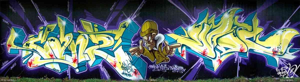 Graffiti Murals Street Art 0093 07 C2MC web A4 Photo Print