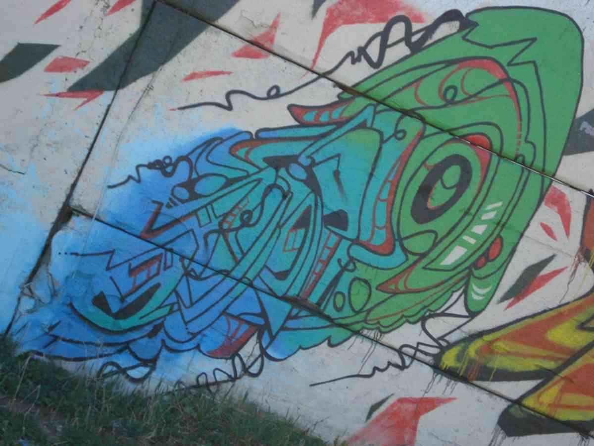 Graffiti Murals Street Art 0102 hbc A4 Photo Print
