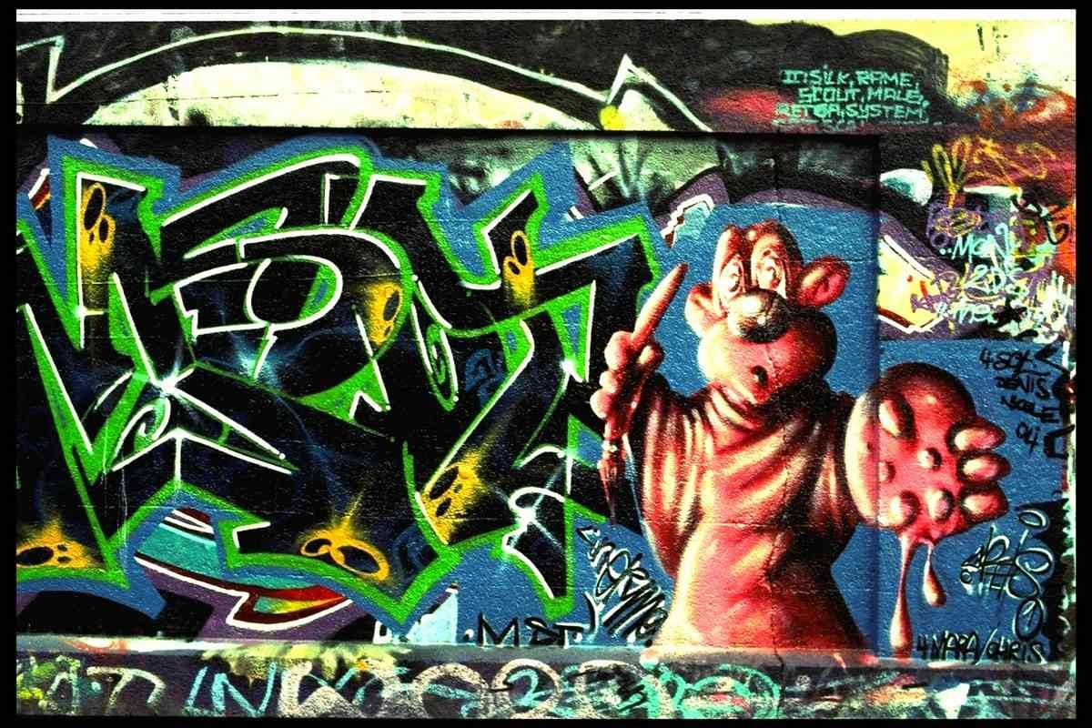 Graffiti Murals Street Art 0116 Graffitti013 A4 Photo Print