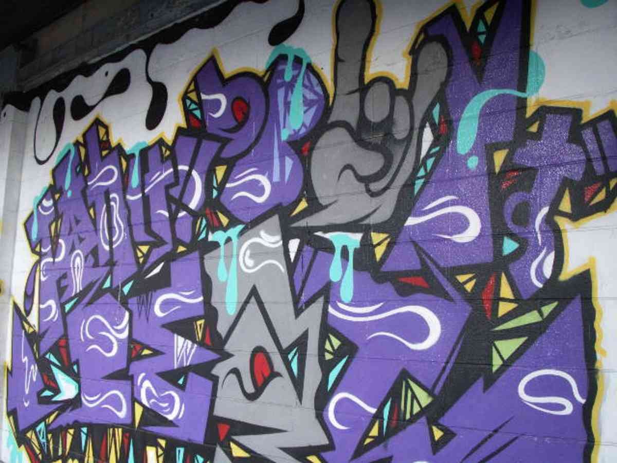 Graffiti Murals Street Art 0133 PICT0022 A4 Photo Print