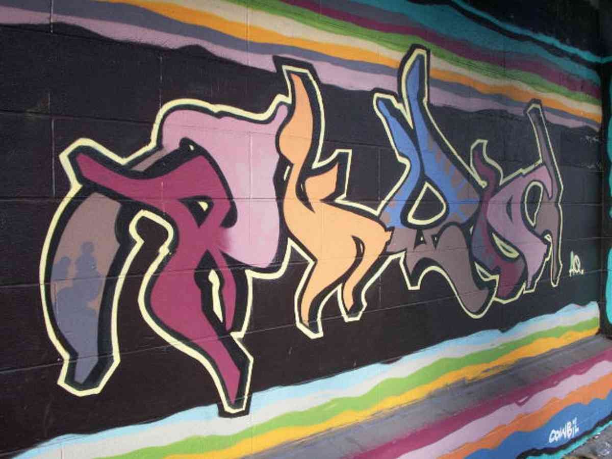 Graffiti Murals Street Art 0135 PICT0034 A4 Photo Print