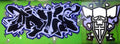 Graffiti Murals Street Art 0138 Waer Acno A.D.T.W. A4 Photo Print