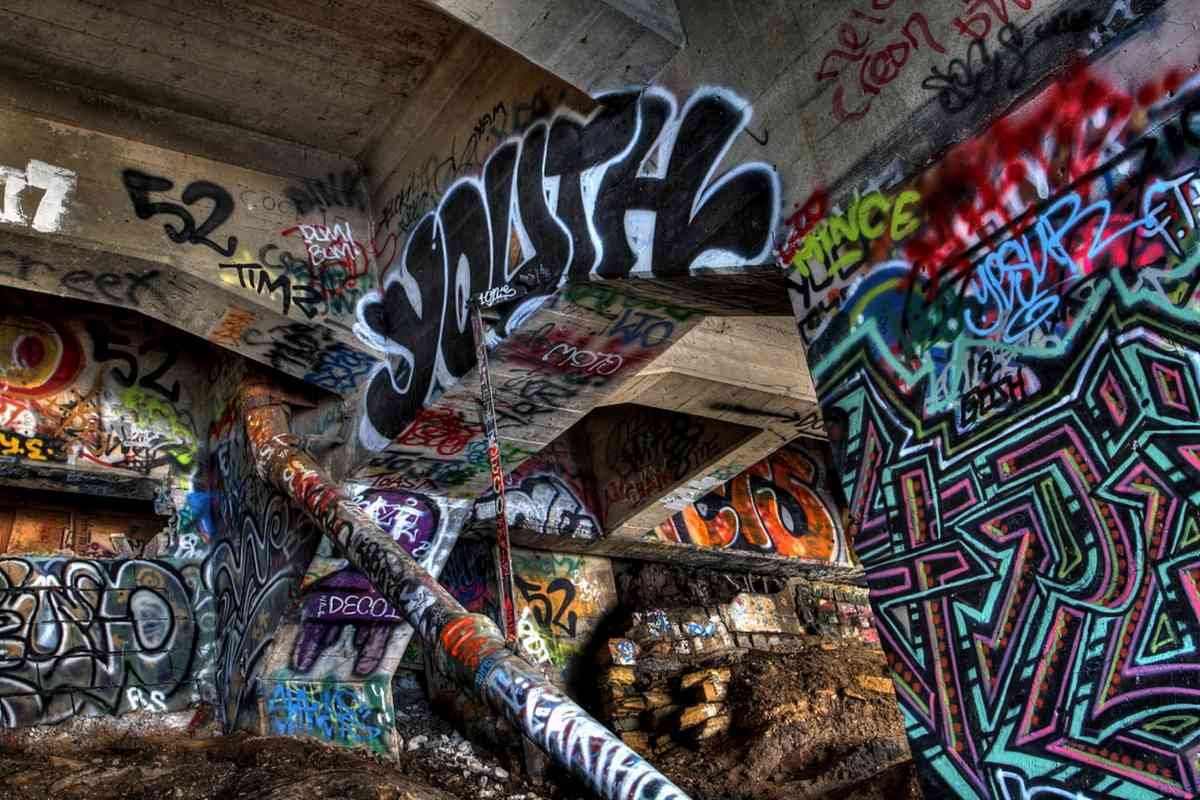 Graffiti Murals Street Art 0150 graffitidownbelow A4 Photo Print