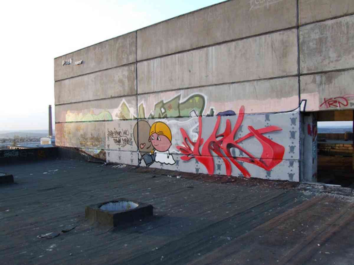 Graffiti Murals Street Art 0153 EE A4 Photo Print