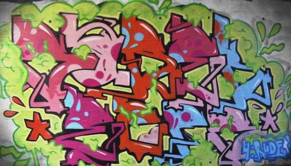 Graffiti Murals Street Art 0158 YO4 A4 Photo Print