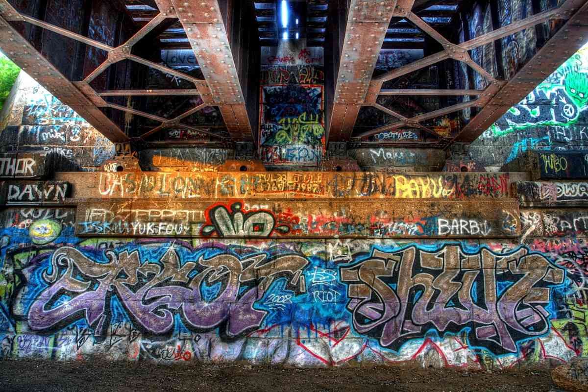 Graffiti Murals Street Art 0159 graffitirailroad A4 Photo Print