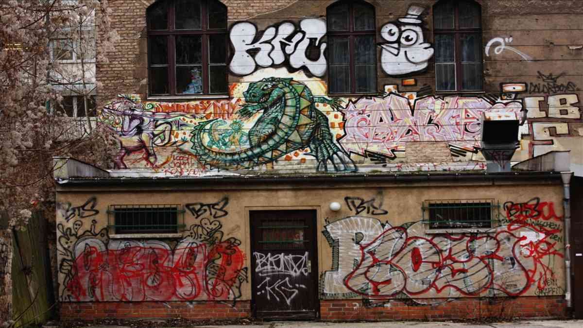 Graffiti Murals Street Art 0160 Graffiti by DomCyrus A4 Photo Print
