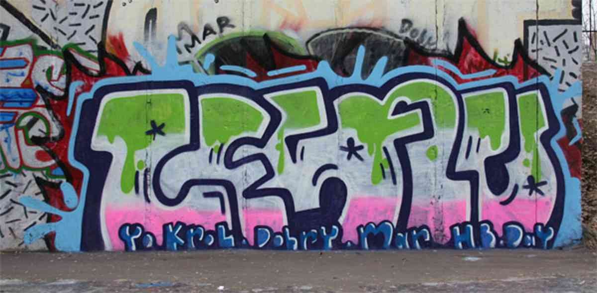 Graffiti Murals Street Art 0163 PC250012v 7 A4 Photo Print