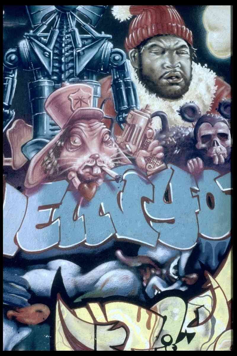 Graffiti Murals Street Art 017 1422 A4 Photo Print