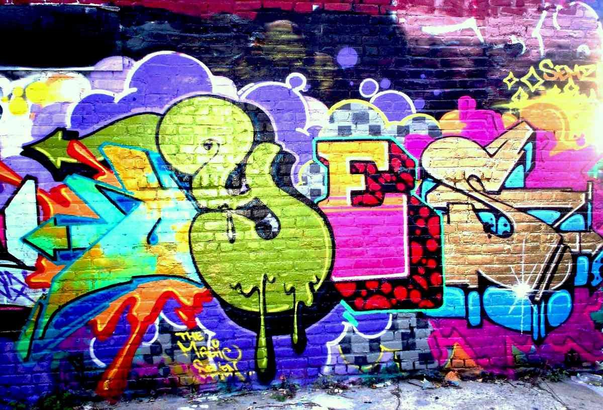 Graffiti Murals Street Art 018 Artistic Graffiti 56492 A4 Photo Print