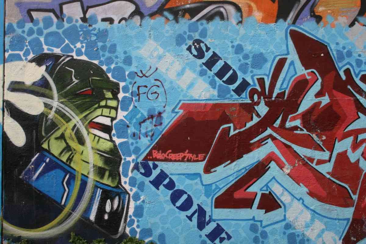 Graffiti Murals Street Art 0187 IMG 4606 A4 Photo Print