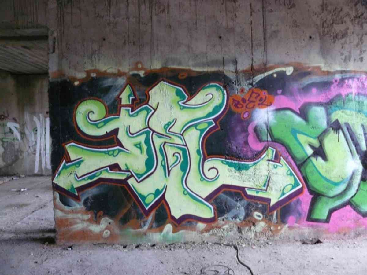 Graffiti Murals Street Art 0210 P1010188 A4 Photo Print