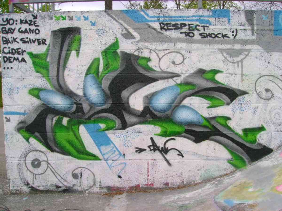 Graffiti Murals Street Art 0216 dsc01785vz0 A4 Photo Print