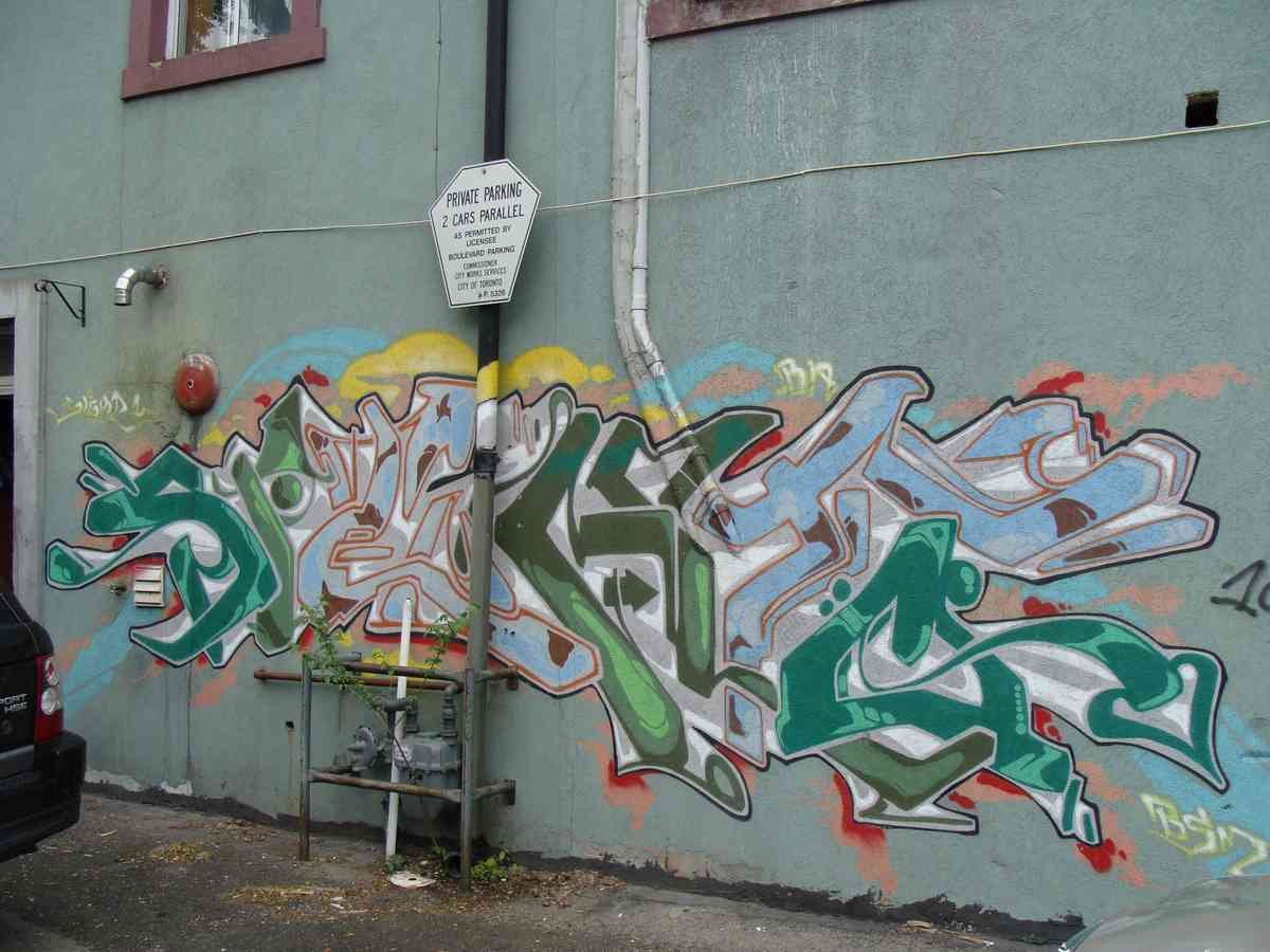 Graffiti Murals Street Art 0221 Toronto Canada 27 A4 Photo Print