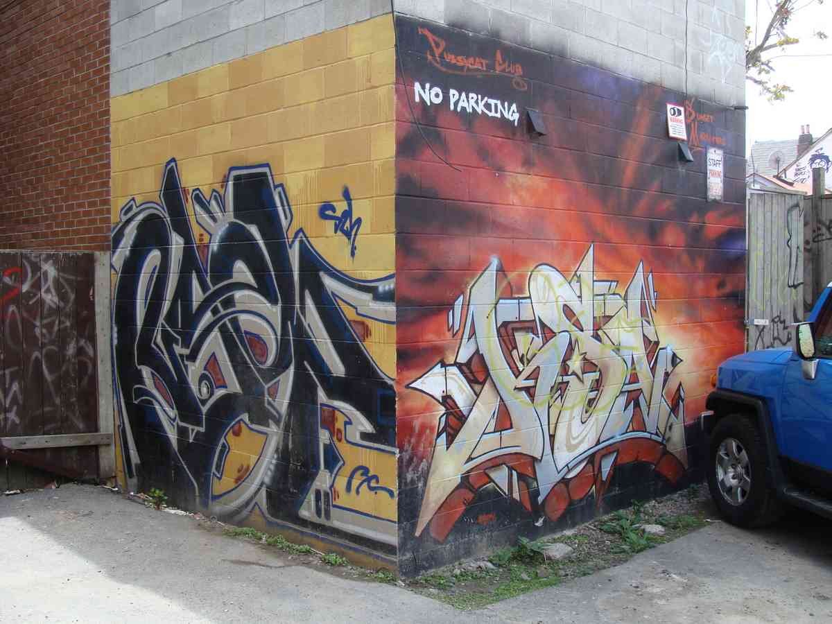 Graffiti Murals Street Art 0233 Toronto Canada 4 A4 Photo Print