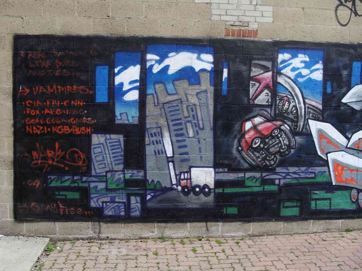 Graffiti Murals Street Art 0246 Toronto Canada 16 A4 Photo Print