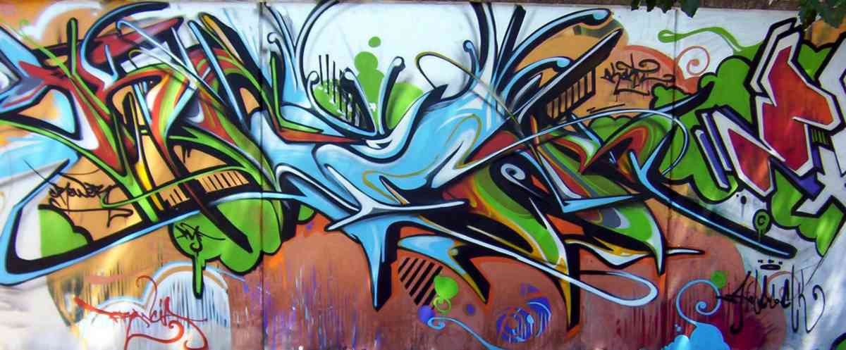 Graffiti Murals Street Art 0259 tag03 A4 Photo Print