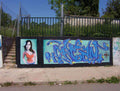Graffiti Murals Street Art 026 mural varandas A4 Photo Print