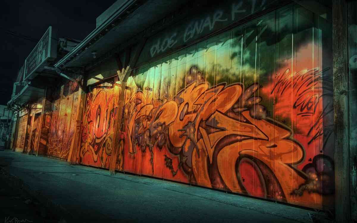 Graffiti Murals Street Art 0264 sHoPS Fl4ShB4CK A4 Photo Print