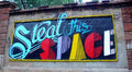 Graffiti Murals Street Art 0266 med outdoors barcelona ripo stealthisspace lores A4 Photo Print