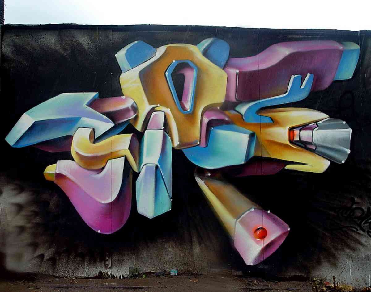 Graffiti Murals Street Art 0268 99292976 A4 Photo Print
