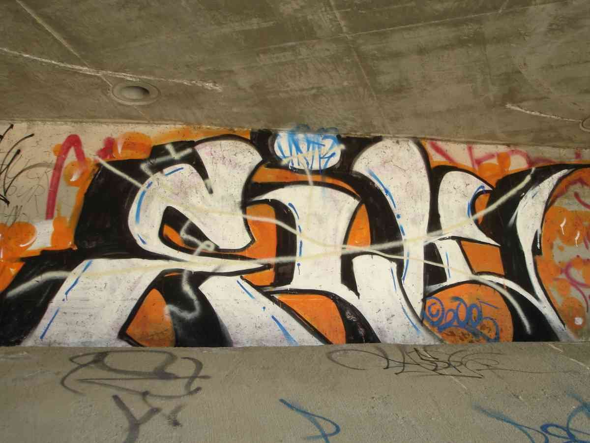 Graffiti Murals Street Art 027 graffiti by haveheart A4 Photo Print